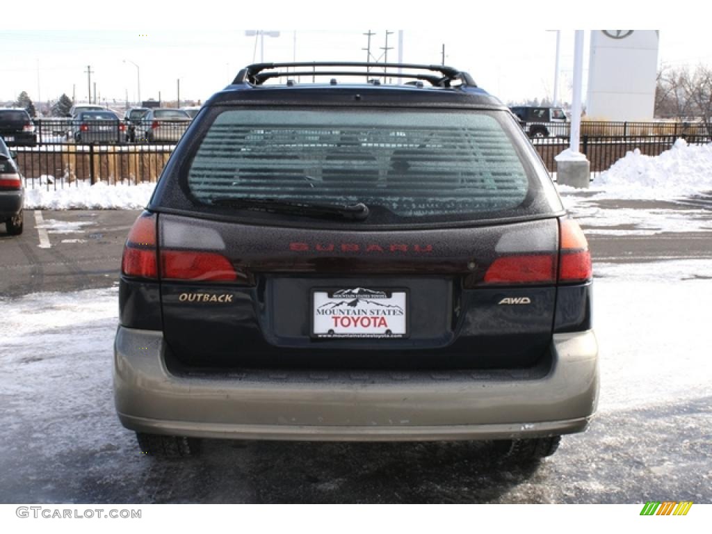 2001 Outback Wagon - Deep Sapphire Metallic / Gray photo #3