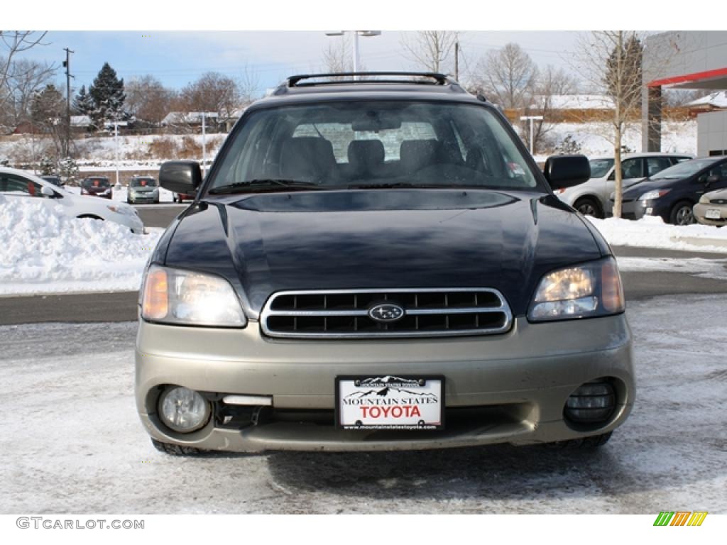 2001 Outback Wagon - Deep Sapphire Metallic / Gray photo #6