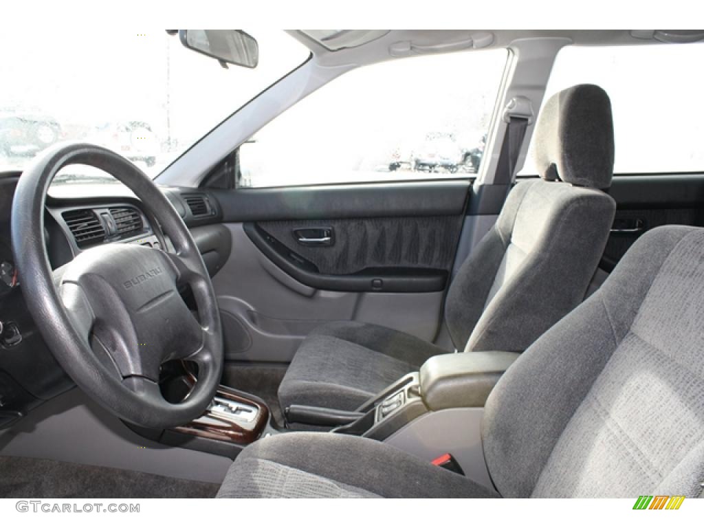 2001 Outback Wagon - Deep Sapphire Metallic / Gray photo #9