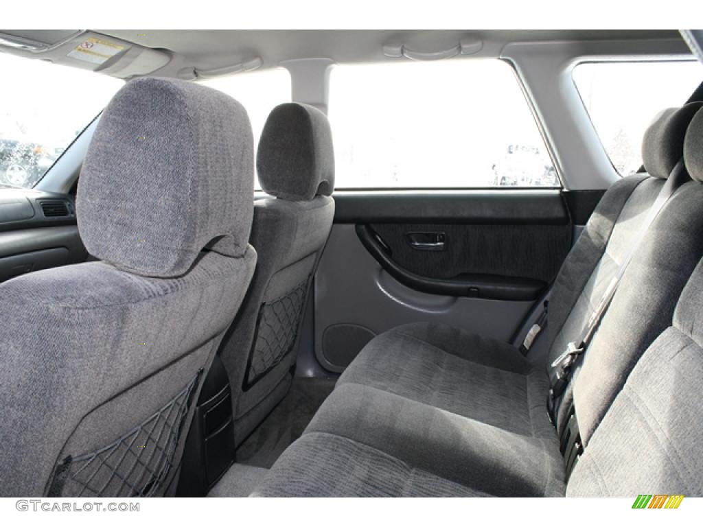 2001 Outback Wagon - Deep Sapphire Metallic / Gray photo #10