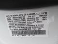 NH578: Taffeta White 2009 Honda Odyssey EX-L Color Code