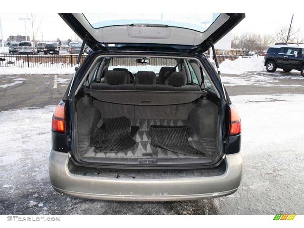2001 Outback Wagon - Deep Sapphire Metallic / Gray photo #27