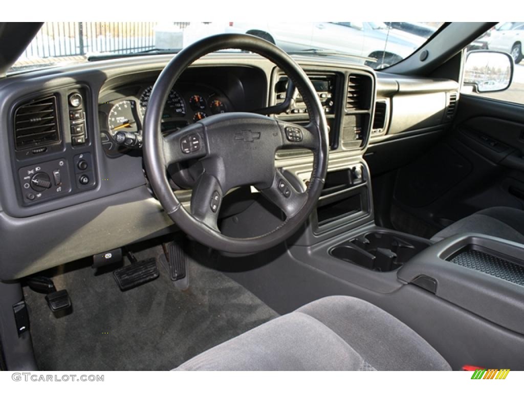 2004 Silverado 1500 Z71 Extended Cab 4x4 - Dark Gray Metallic / Dark Charcoal photo #8