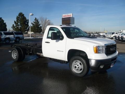 2011 GMC Sierra 3500HD Work Truck Regular Cab 4x4 Chassis Data, Info and Specs