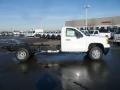 Summit White 2011 GMC Sierra 3500HD Work Truck Regular Cab 4x4 Chassis Exterior