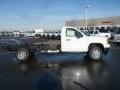  2011 Sierra 3500HD Work Truck Regular Cab 4x4 Chassis Summit White