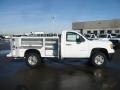 2011 Summit White GMC Sierra 2500HD Work Truck Regular Cab 4x4 Chassis Commercial  photo #3