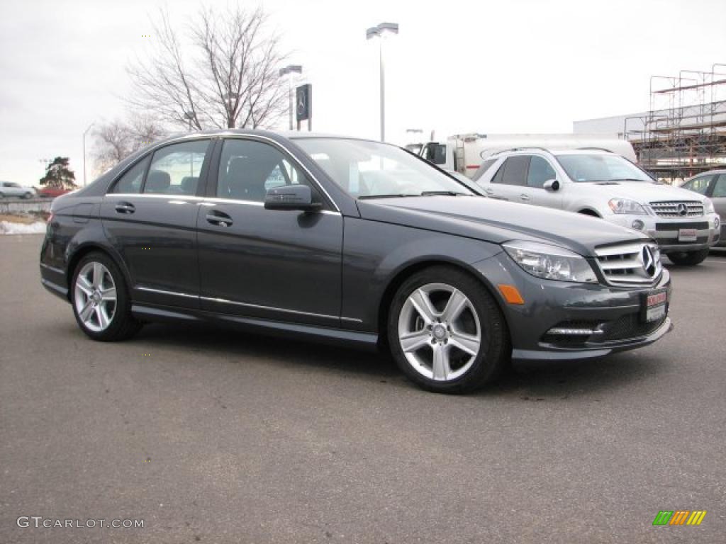 Steel Grey Metallic 2011 Mercedes-Benz C 300 Sport 4Matic Exterior Photo #42937743