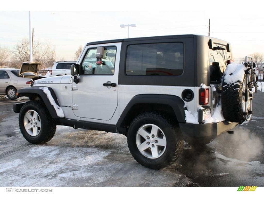 Bright Silver Metallic 2008 Jeep Wrangler Rubicon 4x4 Exterior Photo #42938071