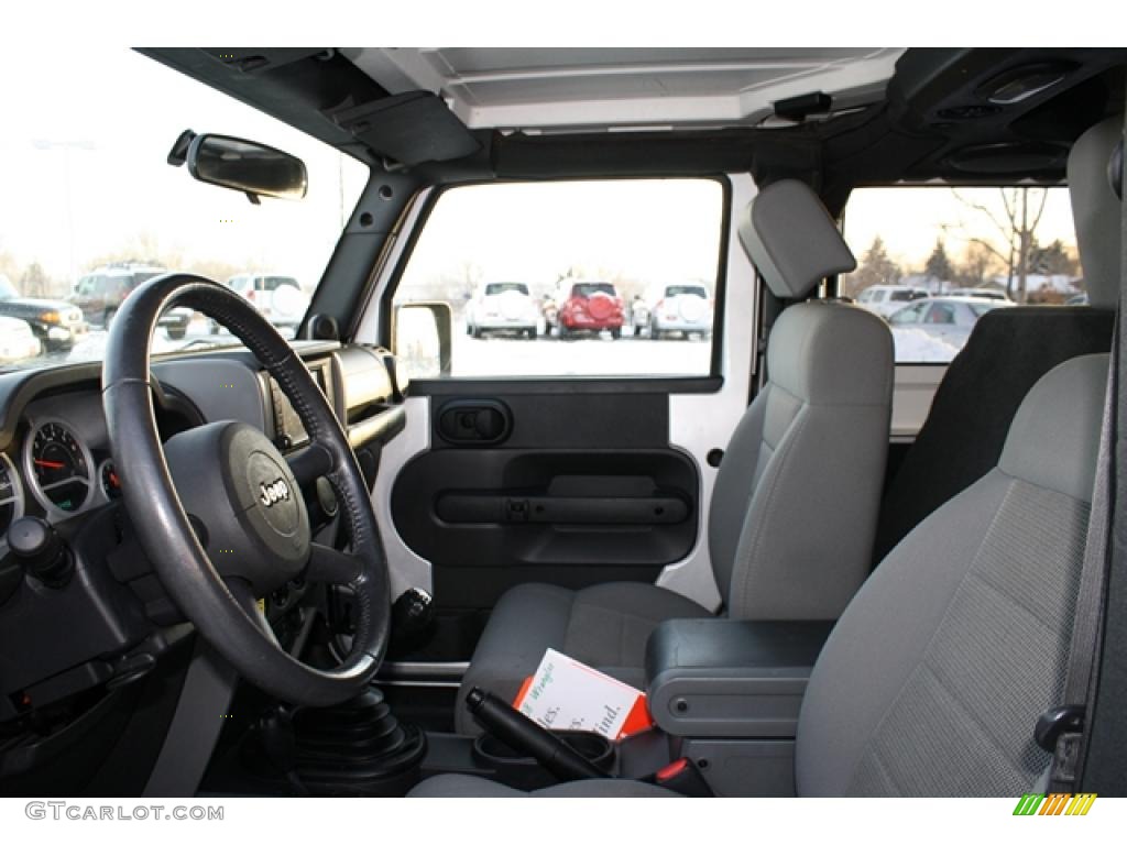 Dark Slate Gray/Medium Slate Gray Interior 2008 Jeep Wrangler Rubicon 4x4 Photo #42938159