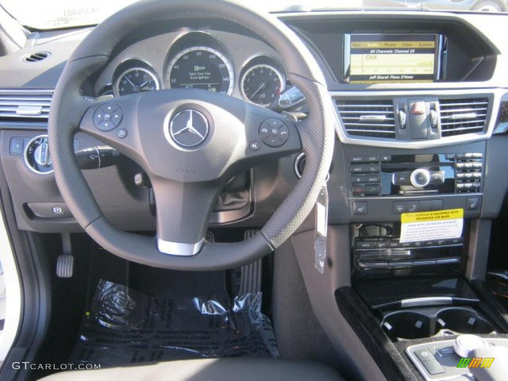 2011 E 350 Sedan - Arctic White / Black photo #5
