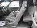 Medium Graphite 2002 Ford F150 XLT SuperCab Interior Color