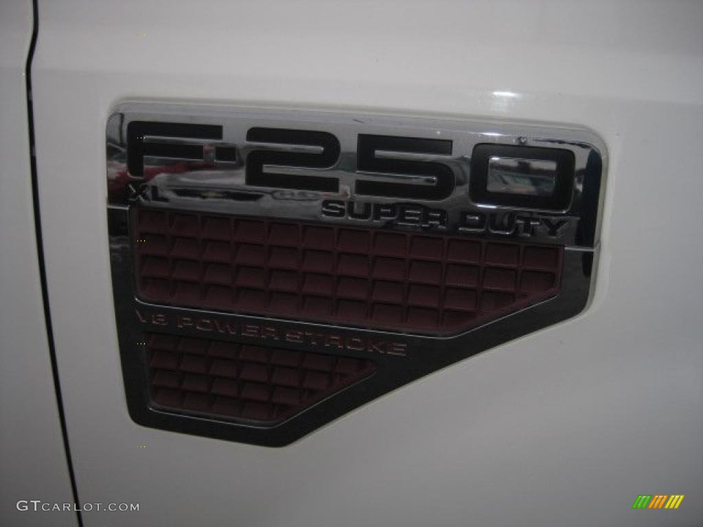 2008 Ford F250 Super Duty XL SuperCab Marks and Logos Photo #42941711