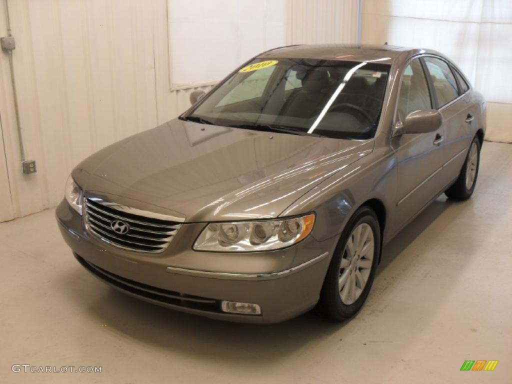 2010 Azera GLS - Smokey Gray Pearl / Beige photo #1