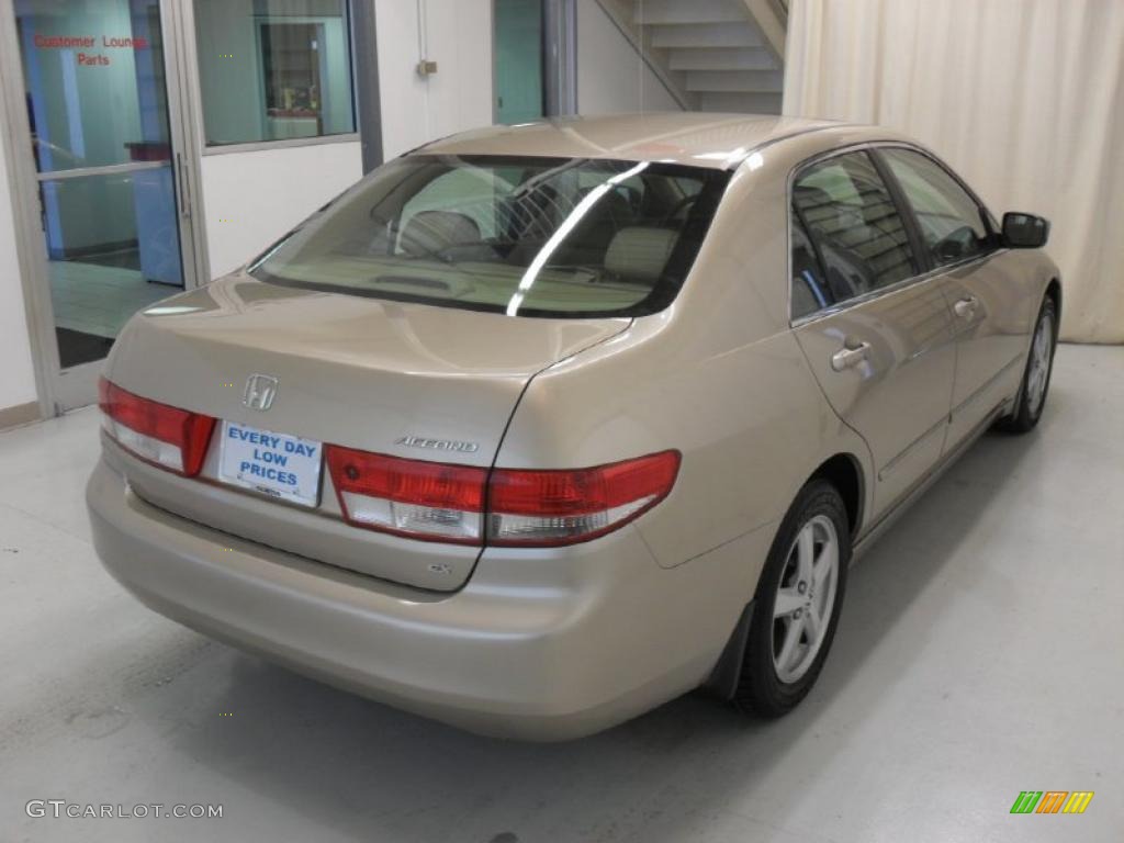 2003 Accord EX-L Sedan - Desert Mist Metallic / Ivory photo #4
