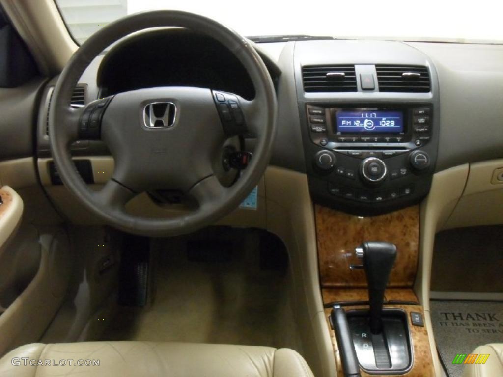 2003 Accord EX-L Sedan - Desert Mist Metallic / Ivory photo #19
