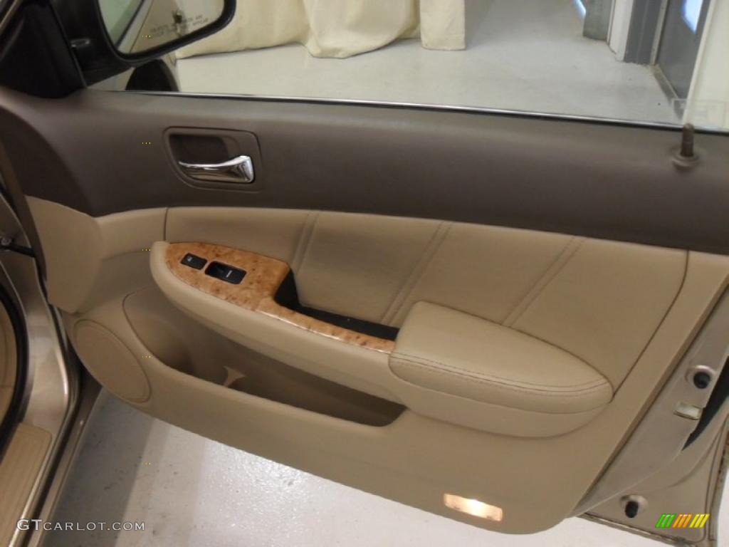 2003 Accord EX-L Sedan - Desert Mist Metallic / Ivory photo #26