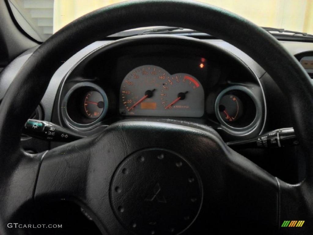 2002 Eclipse RS Coupe - Chrome Blue Pearl / Black photo #15