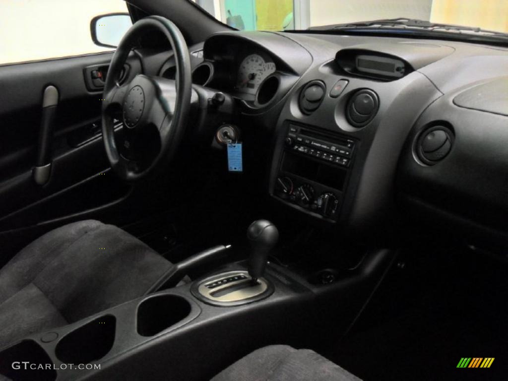 2002 Eclipse RS Coupe - Chrome Blue Pearl / Black photo #23