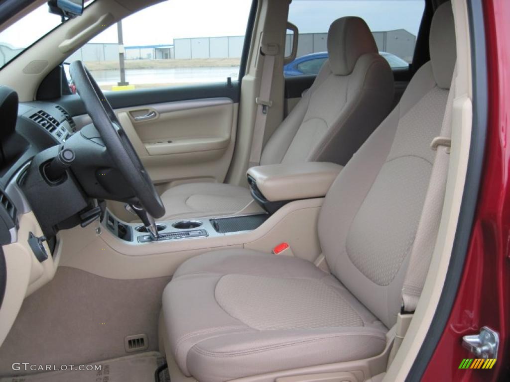 Tan Interior 2009 Saturn Outlook XE Photo #42946819