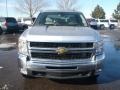 2010 Sheer Silver Metallic Chevrolet Silverado 2500HD LTZ Crew Cab 4x4  photo #2