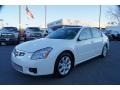 2008 Winter Frost Pearl Nissan Maxima 3.5 SL  photo #4