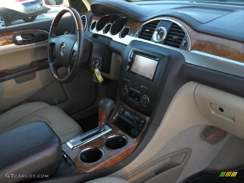 2008 Enclave CXL - Gold Mist Metallic / Cashmere/Cocoa photo #26