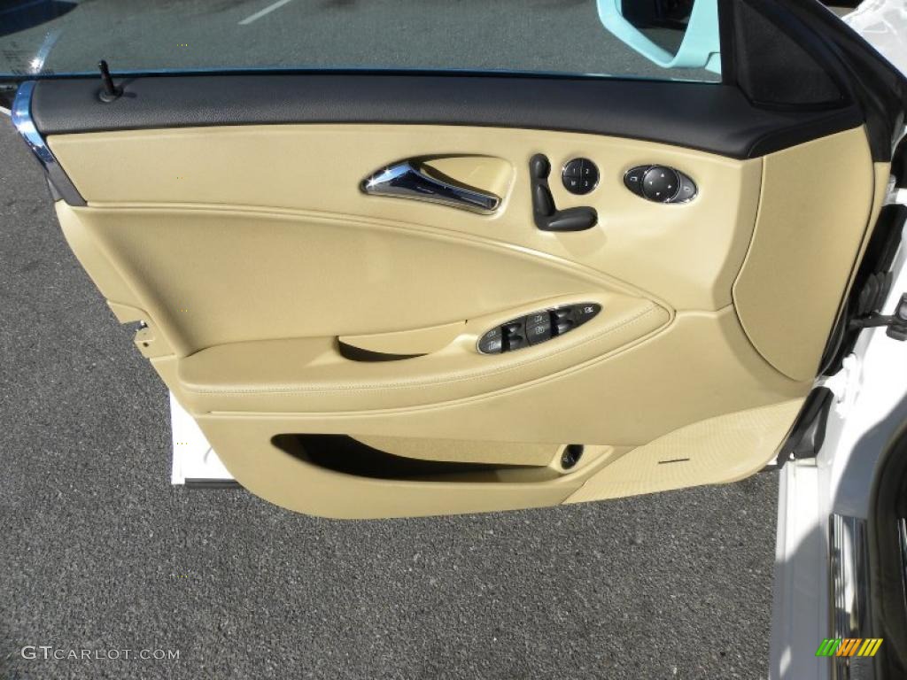 2009 Mercedes-Benz CLS 550 Cashmere Door Panel Photo #42950819