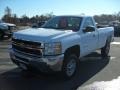 2011 Summit White Chevrolet Silverado 2500HD Regular Cab  photo #1