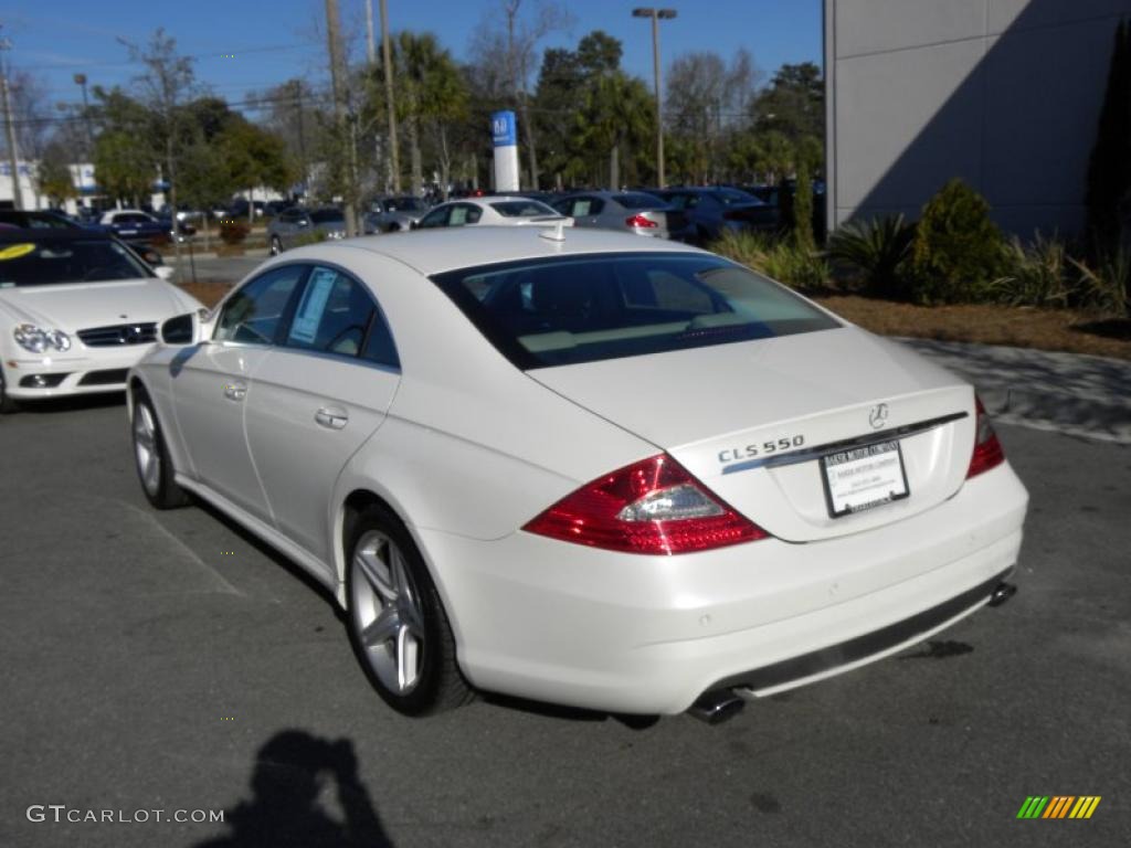 Diamond White Metallic 2009 Mercedes-Benz CLS 550 Exterior Photo #42951015