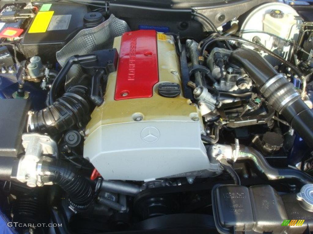 1998 Mercedes-Benz SLK 230 Kompressor Roadster 2.3L Supercharged DOHC 16V 4 Cylinder Engine Photo #42951431