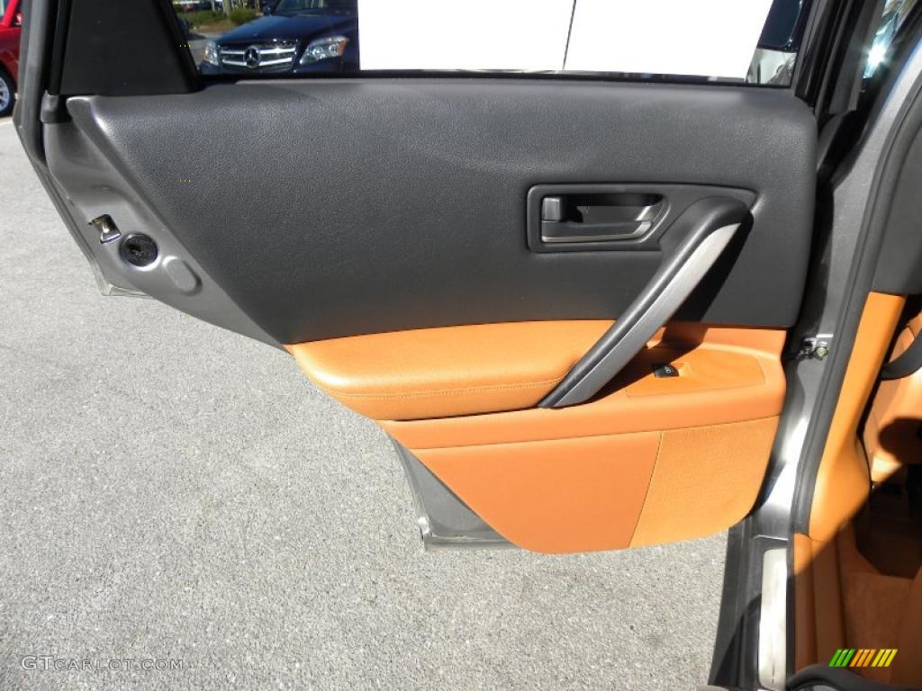 2004 Infiniti FX 45 AWD Brick/Black Door Panel Photo #42952203