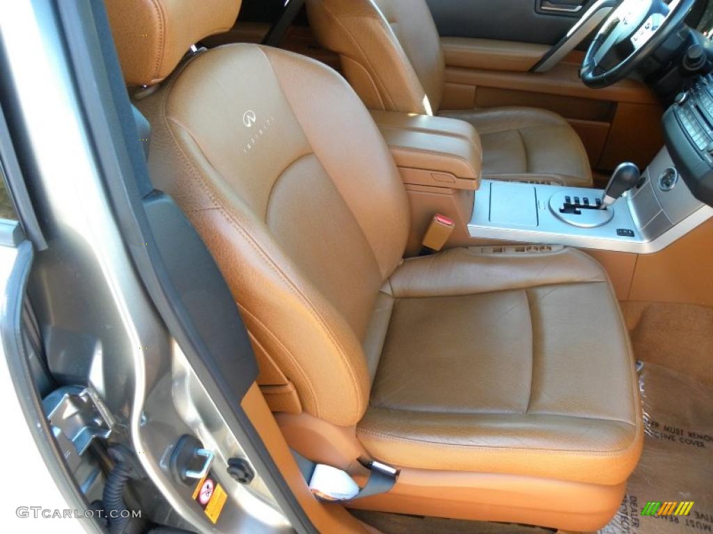 Brick/Black Interior 2004 Infiniti FX 45 AWD Photo #42952219