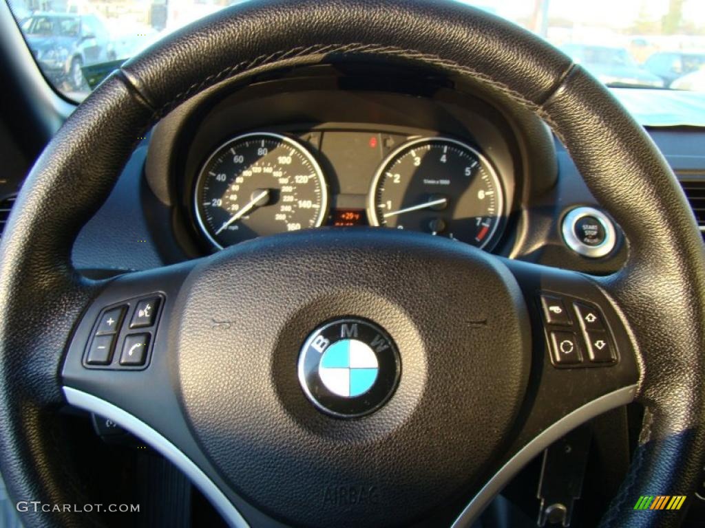2008 1 Series 128i Convertible - Alpine White / Black photo #11