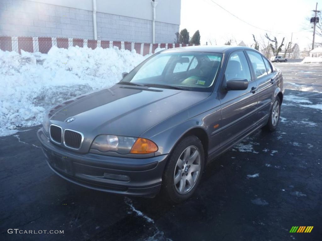 2001 3 Series 325i Sedan - Steel Grey Metallic / Grey photo #1