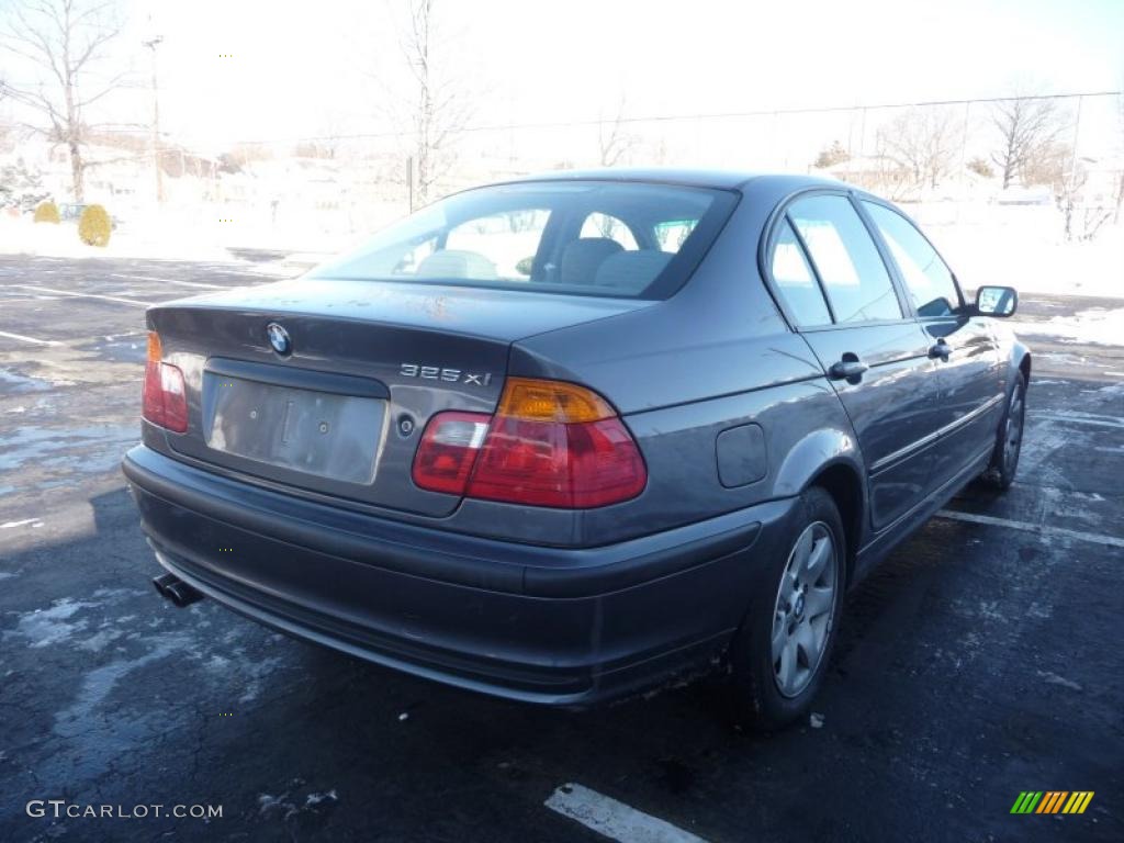 2001 3 Series 325i Sedan - Steel Grey Metallic / Grey photo #3