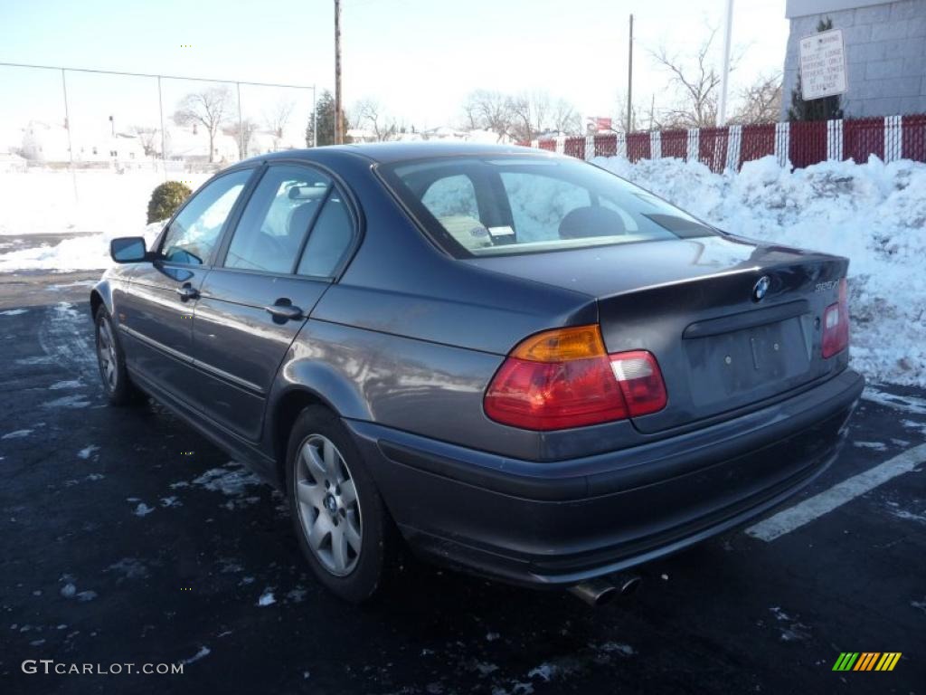 2001 3 Series 325i Sedan - Steel Grey Metallic / Grey photo #4
