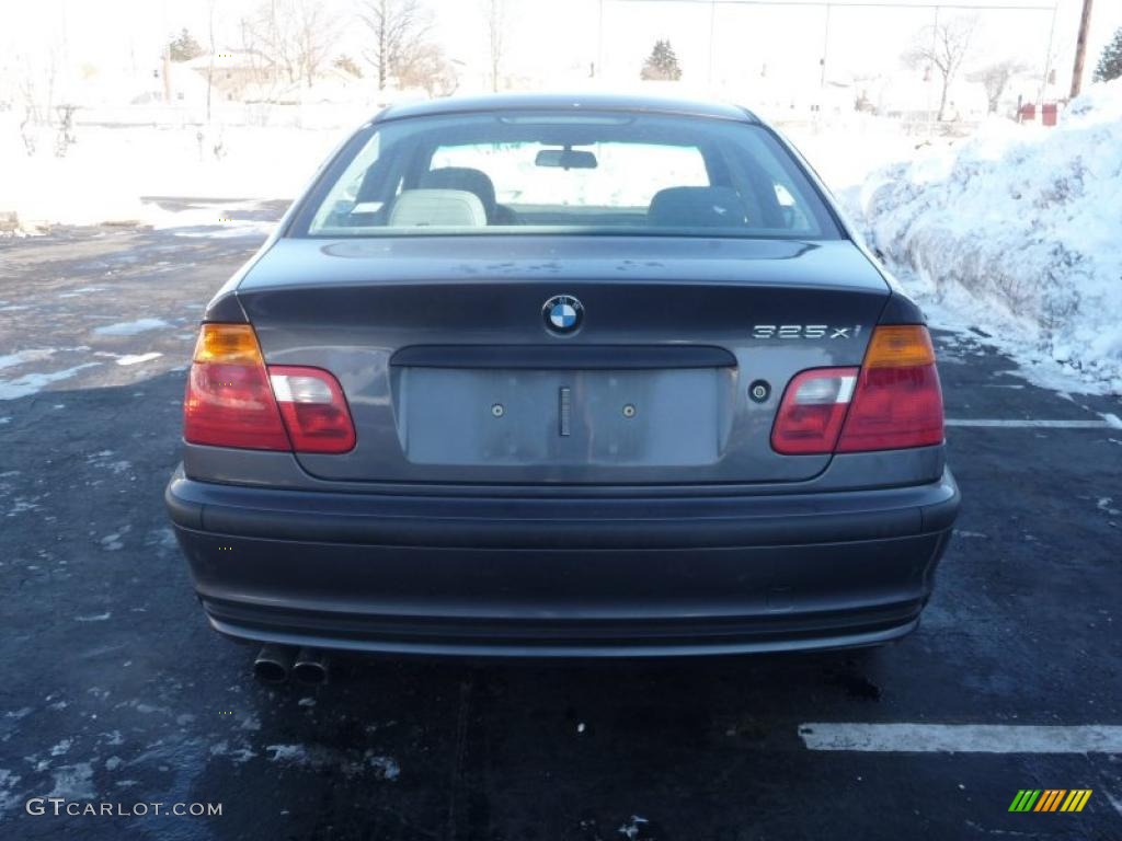 2001 3 Series 325i Sedan - Steel Grey Metallic / Grey photo #8