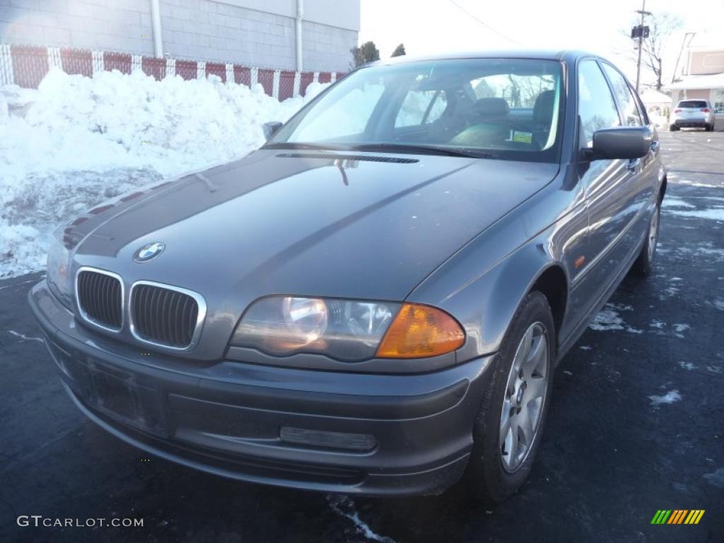 2001 3 Series 325i Sedan - Steel Grey Metallic / Grey photo #12