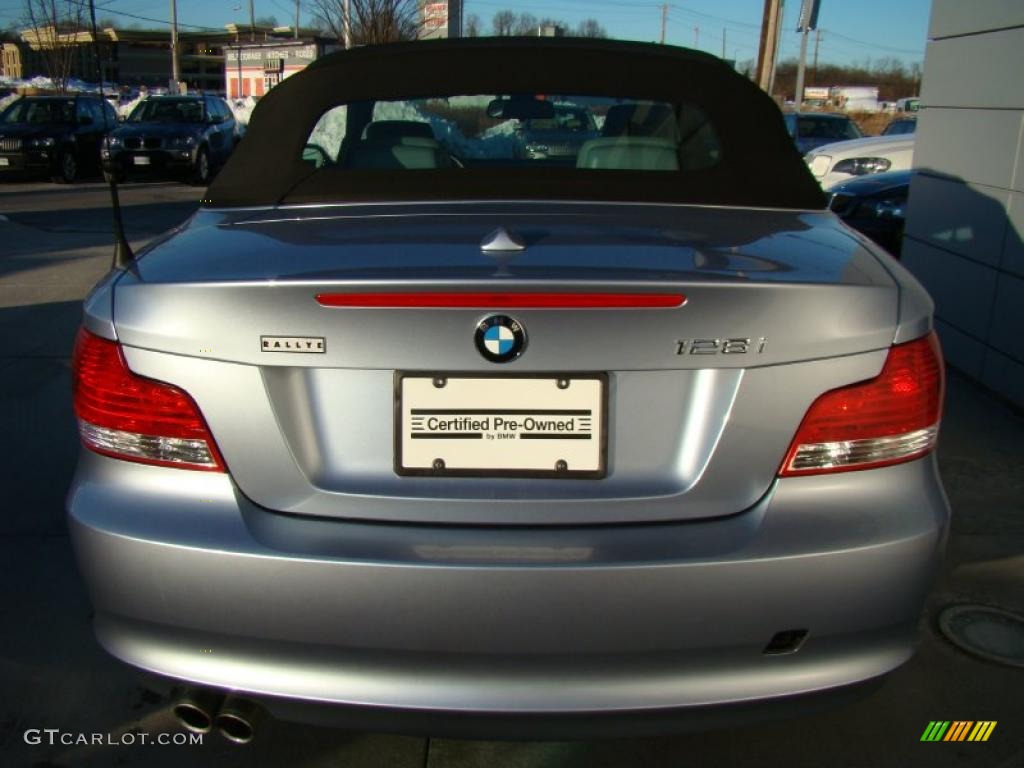 2008 1 Series 128i Convertible - Blue Water Metallic / Grey photo #4