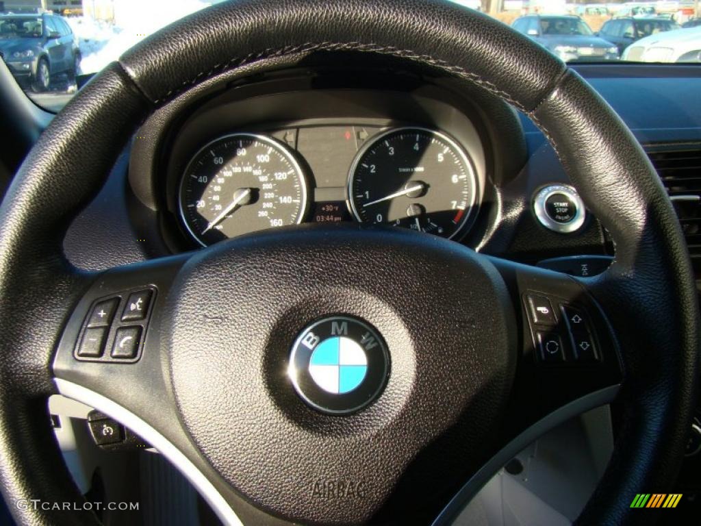2008 1 Series 128i Convertible - Blue Water Metallic / Grey photo #11