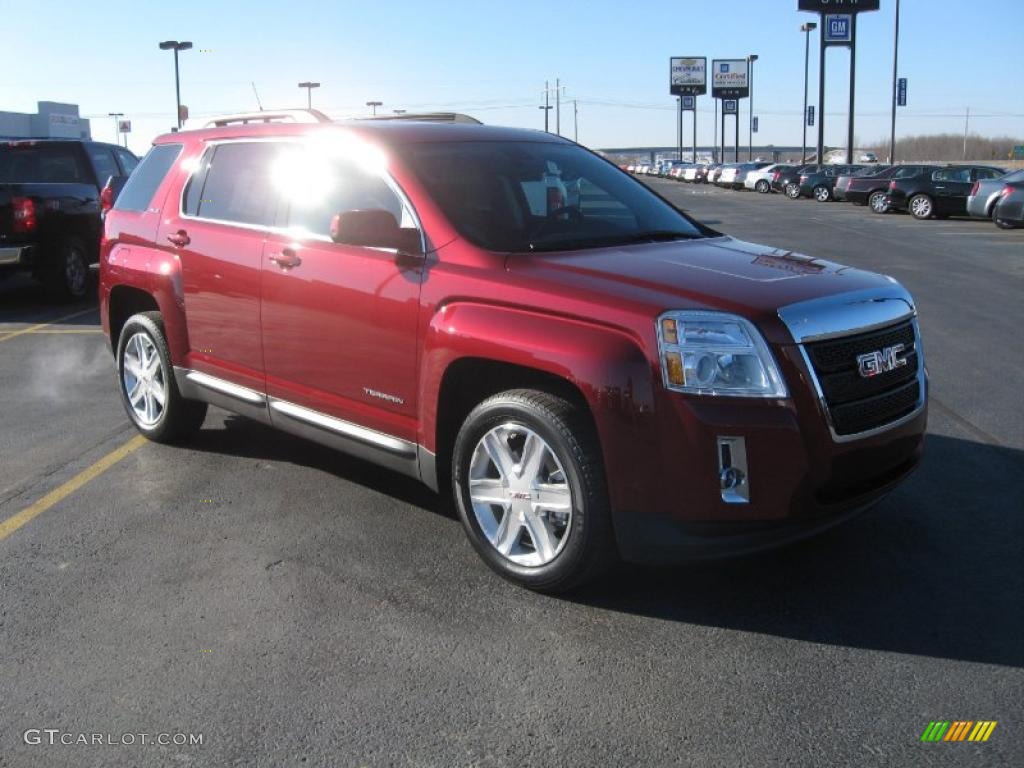 Merlot Jewel Metallic 2011 GMC Terrain SLE Exterior Photo #42956611