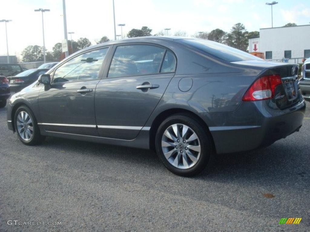 Polished Metal Metallic 2010 Honda Civic EX Sedan Exterior Photo #42959475