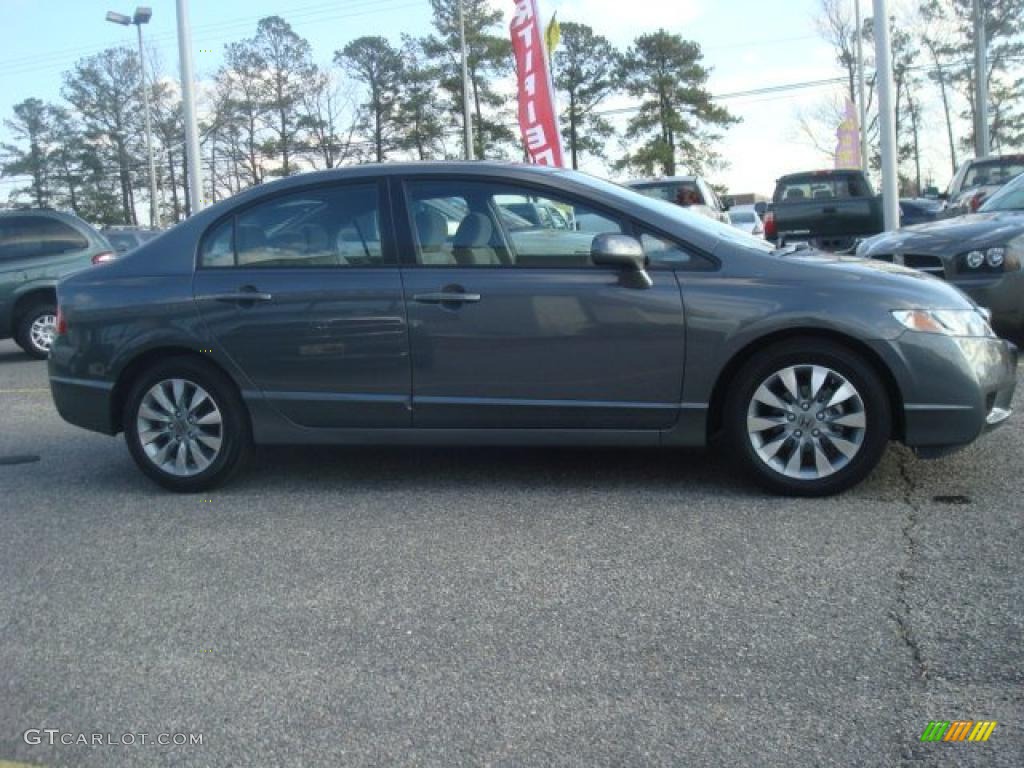 Polished Metal Metallic 2010 Honda Civic EX Sedan Exterior Photo #42959515