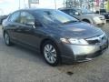 Polished Metal Metallic 2010 Honda Civic EX Sedan Exterior