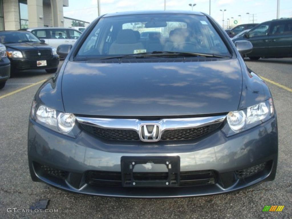 Polished Metal Metallic 2010 Honda Civic EX Sedan Exterior Photo #42959555