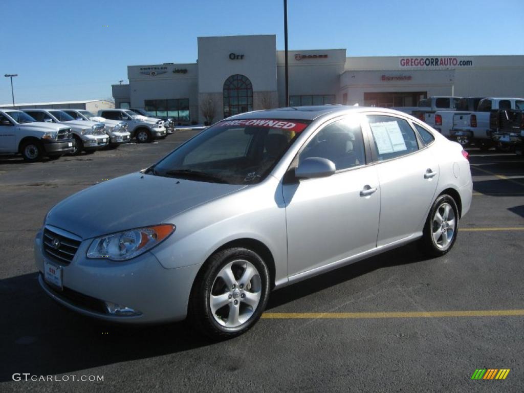 2009 Elantra SE Sedan - Quicksilver / Gray photo #1