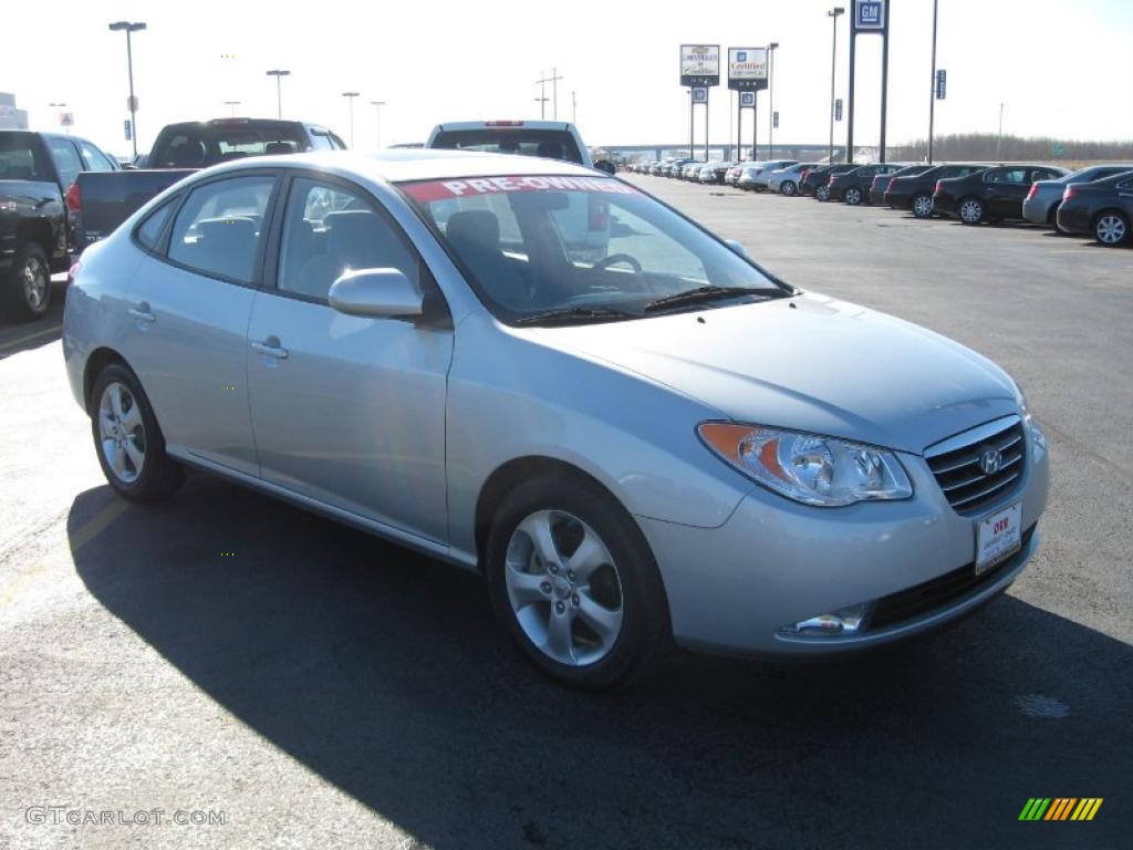 2009 Elantra SE Sedan - Quicksilver / Gray photo #3