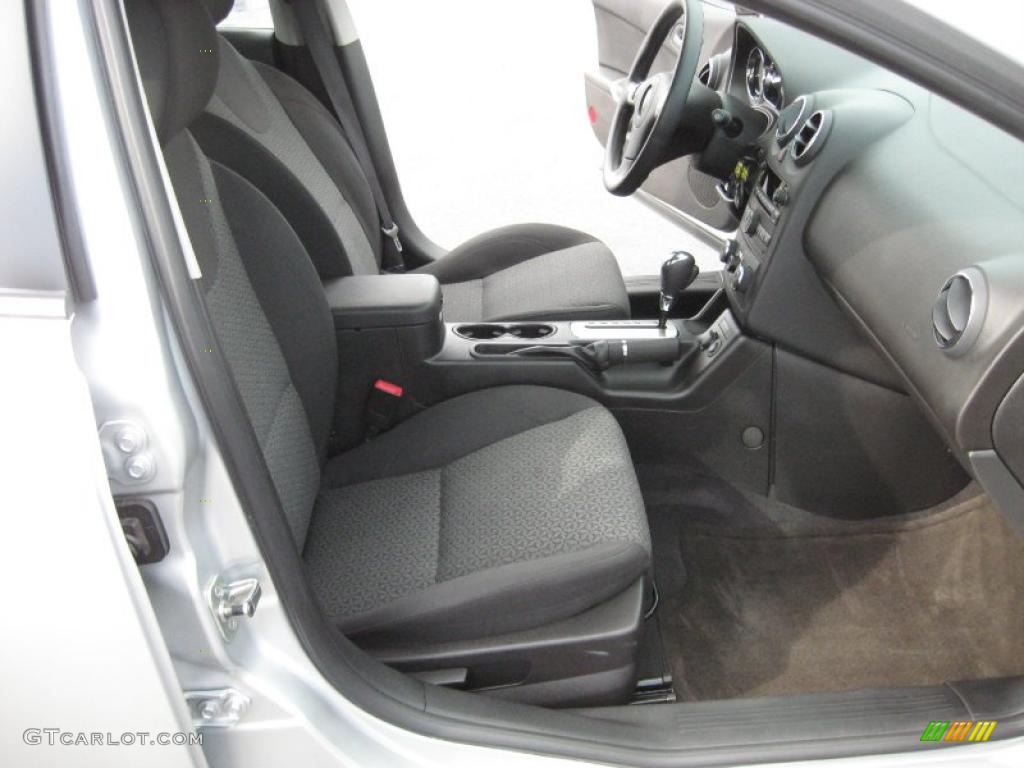 Ebony Interior 2010 Pontiac G6 Sedan Photo #42960067