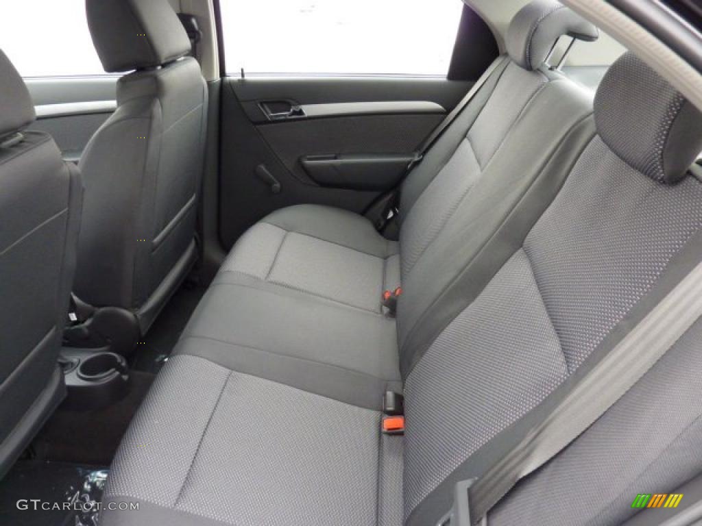 Charcoal Interior 2011 Chevrolet Aveo LT Sedan Photo #42960479
